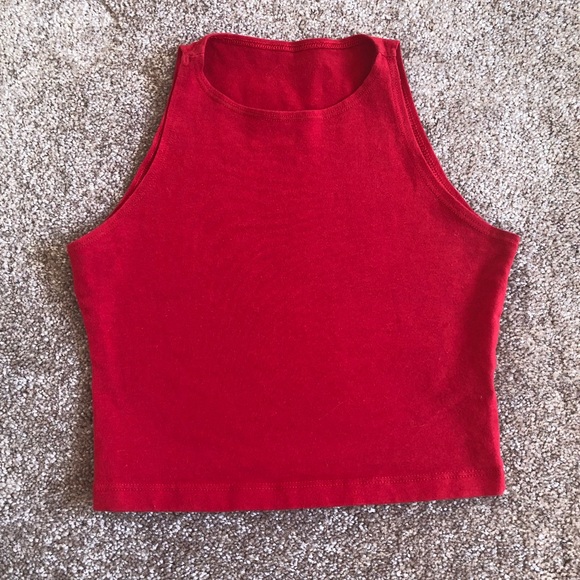 American Apparel Tops - American Apparel Croptop Red size Small